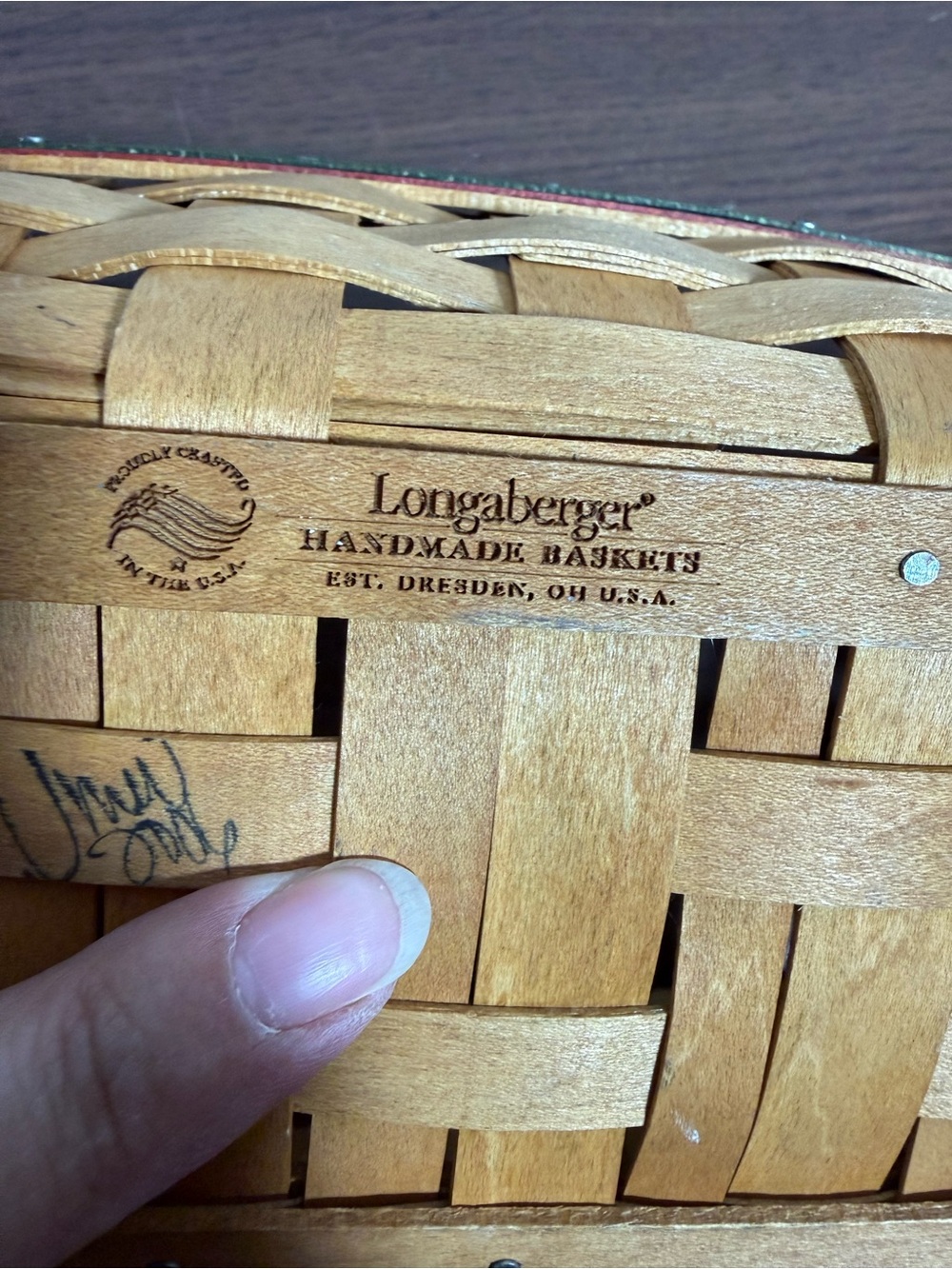 Longaberger Holiday Helper Basket - Picture 3 of 5